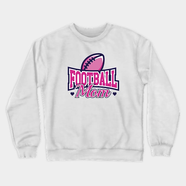 Football Mom Crewneck Sweatshirt by VectorPlanet